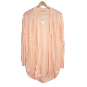 NWT Loft Sheer Lightweight Open Front Cardigan Sweater Sz XS